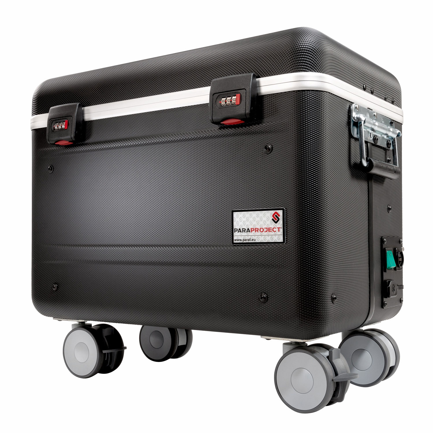 Paraproject-Case-TC10-Plus-2.jpg Valise de transport Paraproject Case TC10 Plus avec serrures à combinaison et roulettes