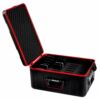 Valise Active Mobile ouverte avec rangement pour smartphones