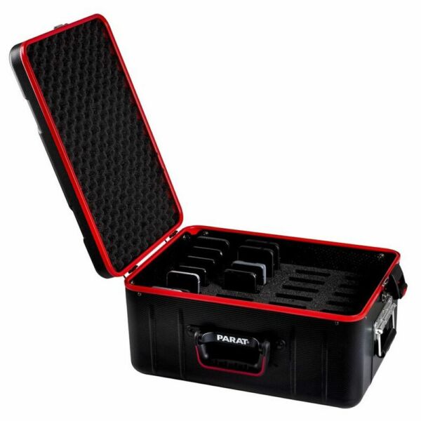 Valise Active Mobile ouverte avec rangement pour smartphones