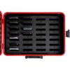 Compartiments de rangement pour smartphones dans la valise Active Mobile